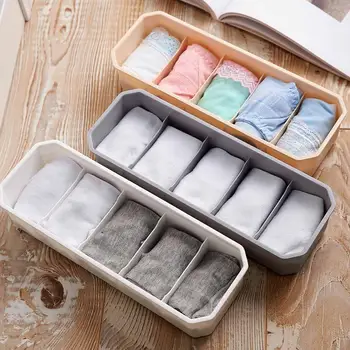 

Wardrobe Storage Box Basket Organizer Women Men Socks Bra Underwear Storage Box Plastic Drawer Organizer