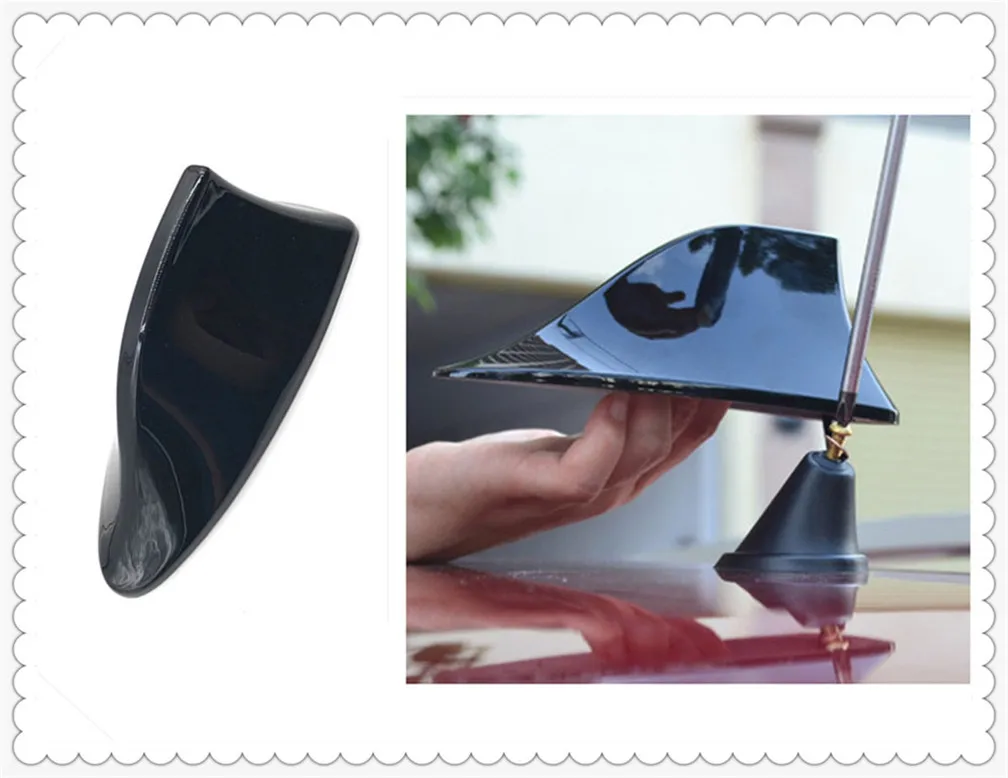 Car universal decorative shark fin antenna with signal radio for Jeep Liberty Trailhawk Commander Renegade Cherokee SAHALA