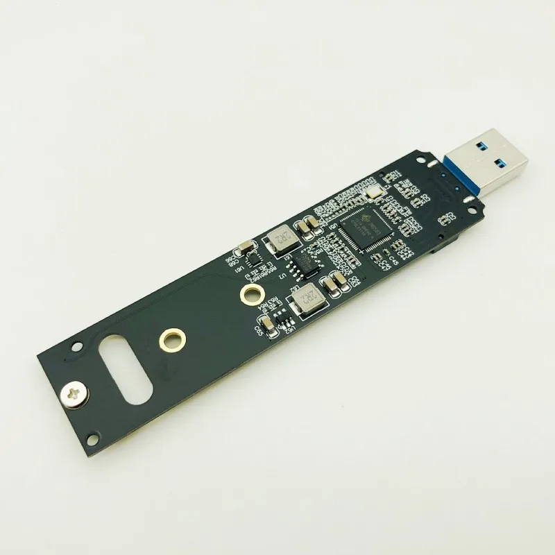 Портативный высокопроизводительный NVME к USB адаптеру M.2 SSD к type-A картам USB 3,1 Gen 2 мостовой чип к M2 SSD Key M для Windows XP/7/