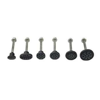 

6pcs black Glue Tabs Puller Tabs For Car Dent Paintless Repair Auto Body Dent Removal Hand Tool kit dent lifter slide hammer