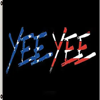 

Hot Selling 90x150cm polyester YEE YEE American Flag 3 x 5ft Decoration Banner,Free Shipping