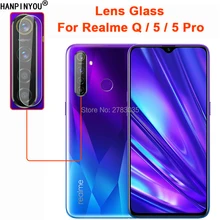 Для OPPO Realme 5/5 Pro/Q прозрачная ультра тонкая задняя крышка для объектива камеры Защитная пленка для задней камеры крышка объектива из закаленного стекла