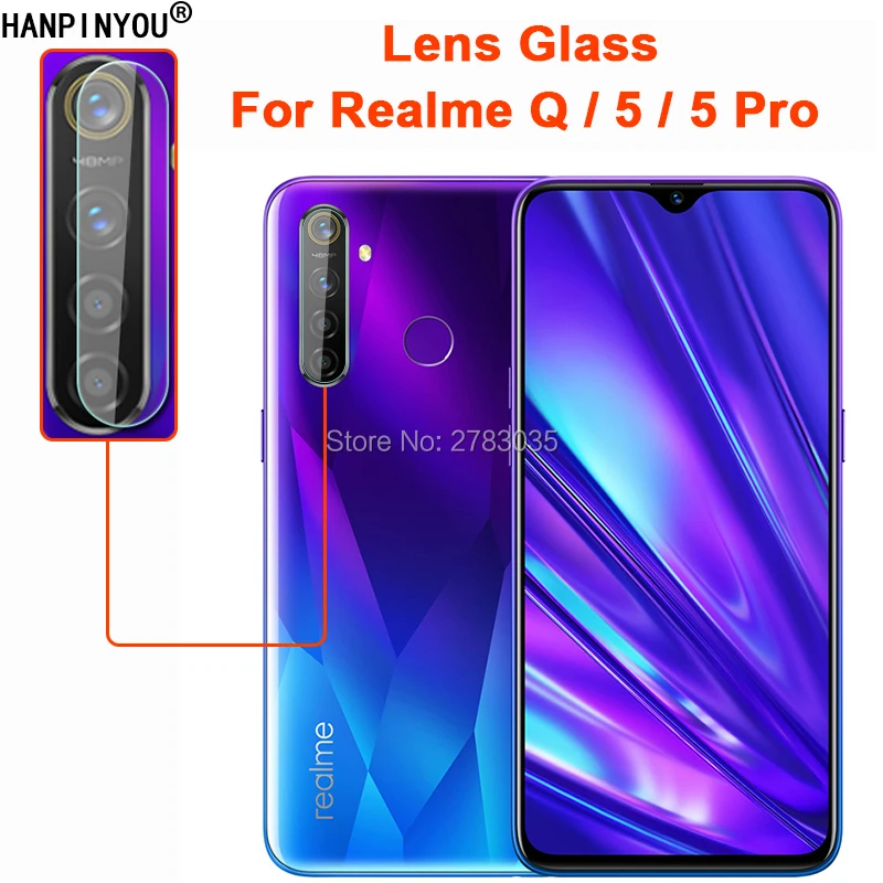 

For Realme Q / 5 / 5 Pro Clear Ultra Slim Back Camera Lens Protector Rear Camera Lens Cover Tempered Glass Protection Film