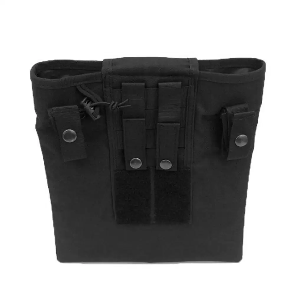 29x27 см, тактическая Сумка Molle, сумка для хранения, для охоты, страйкбола, водонепроницаемая, 1000D, нейлон, для поясного ремня, для активного отдыха - Цвет: Черный цвет