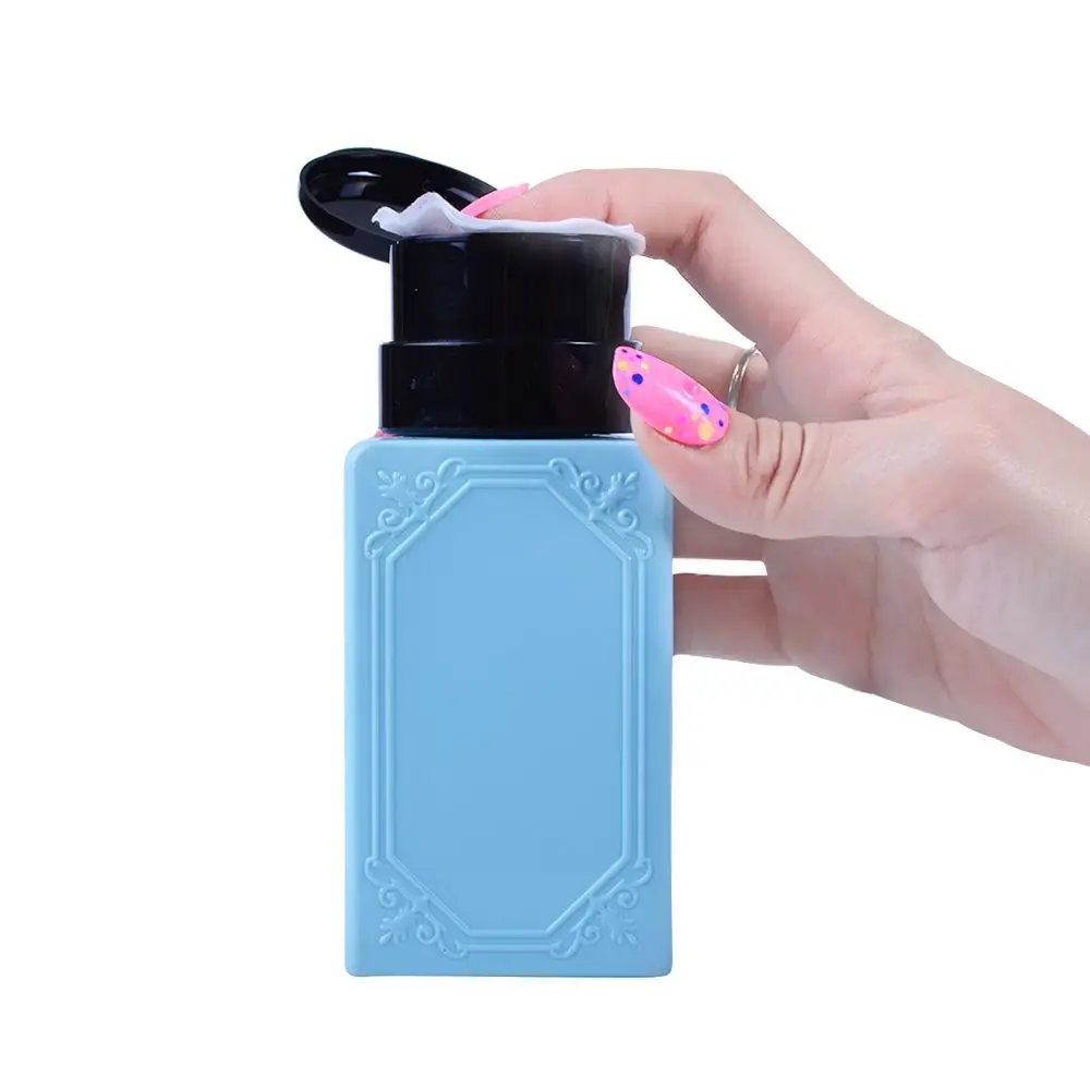 200ML Nail Polish Remover Pump Bottle Empty Pump Dispenser For Nail