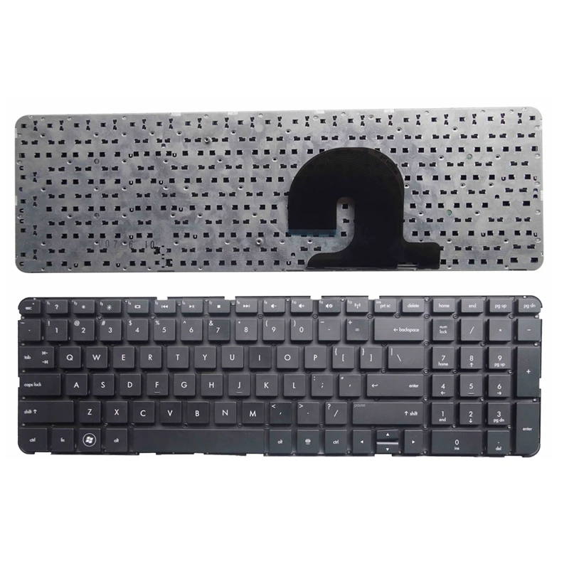 Teclado para computador laptop, uk ui ru fr jp, hp pavillon
