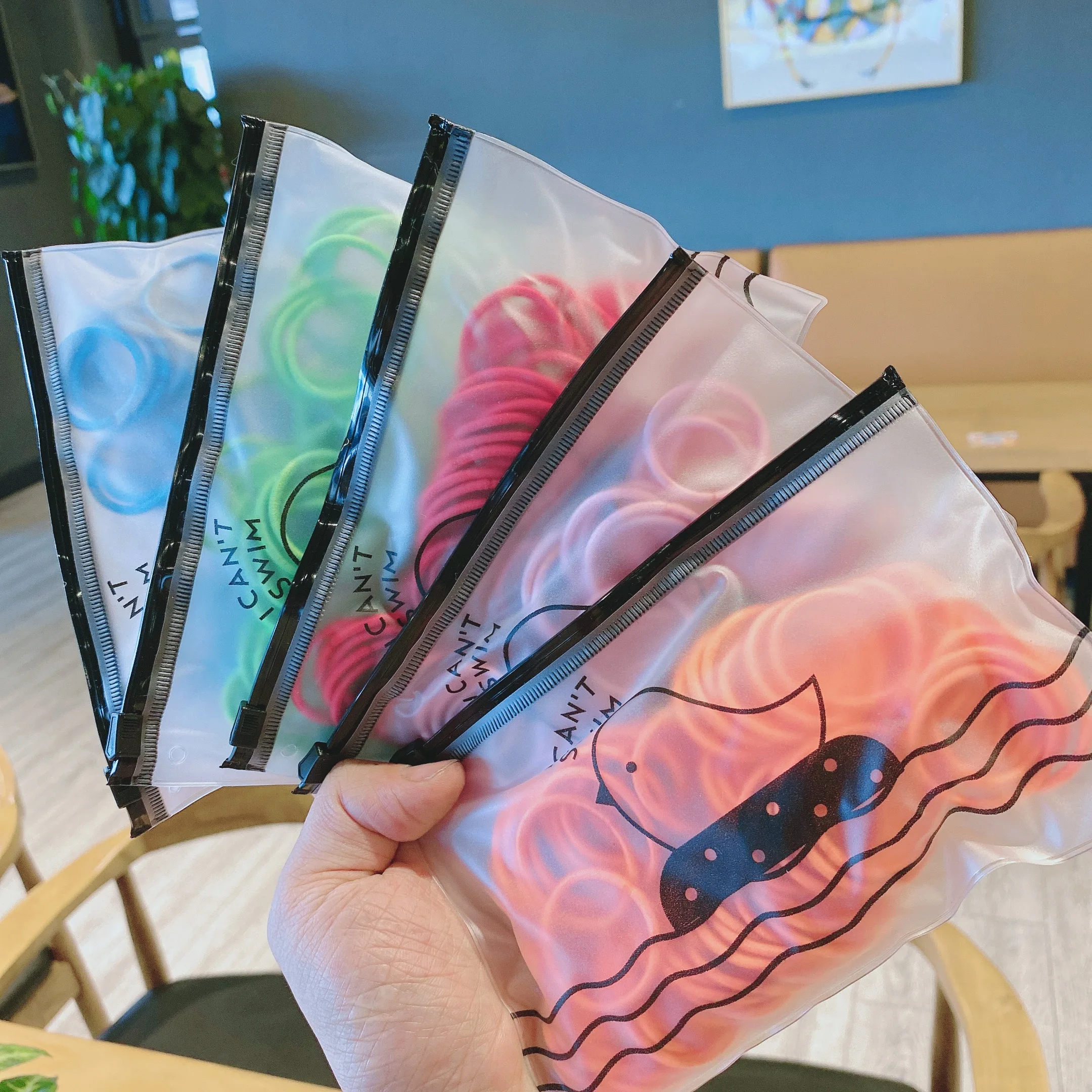 100 шт. милые высокоэластичные Детские резинки для волос из серии конский хвост