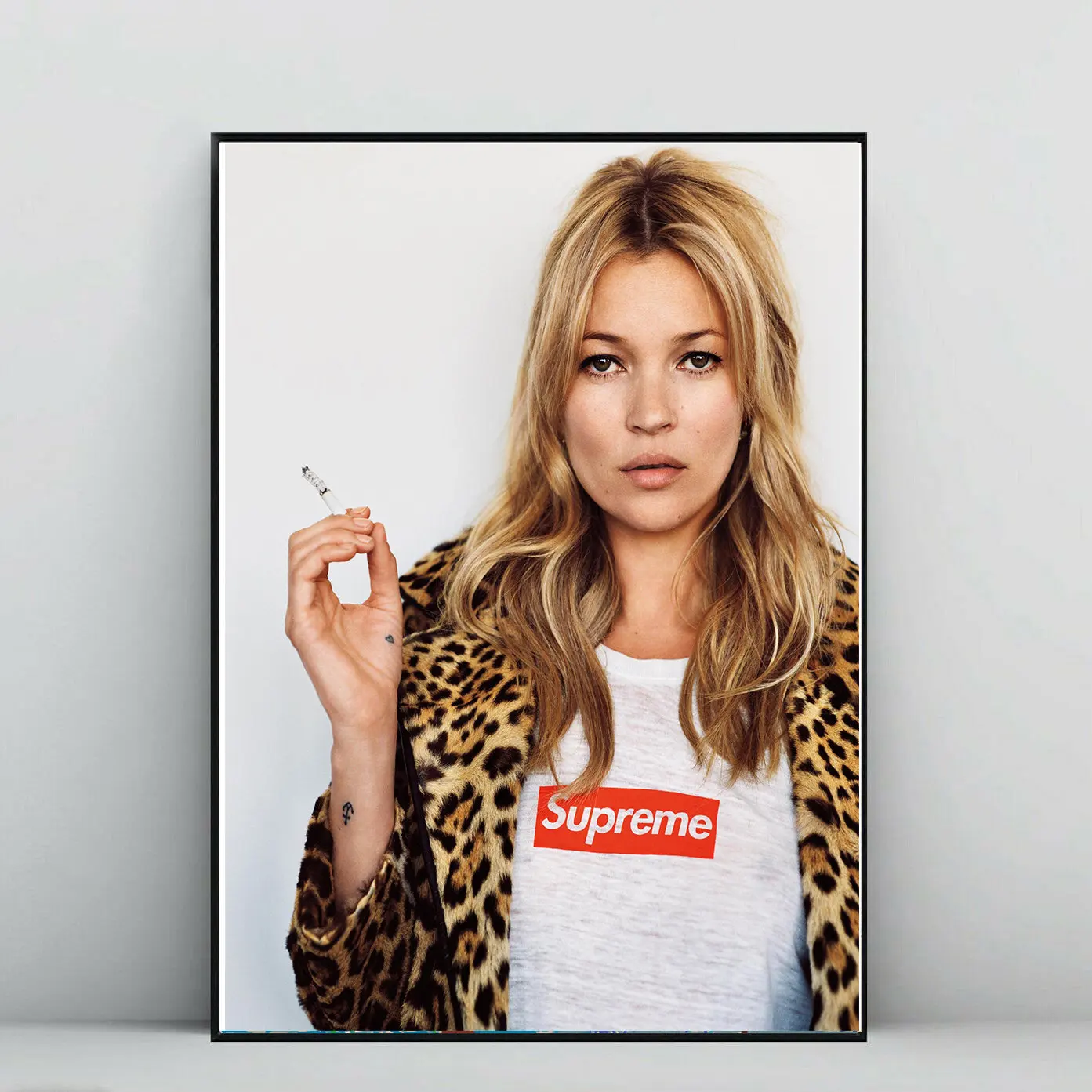 Постер Kate Moss Supreme сатиновая фотобумага | Дом и сад