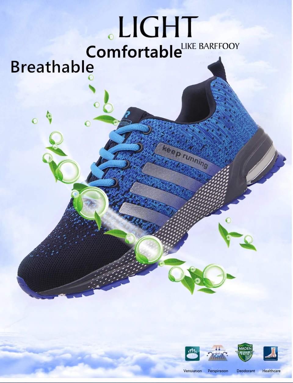 Breathable unisex running shoe for active lifestyle9