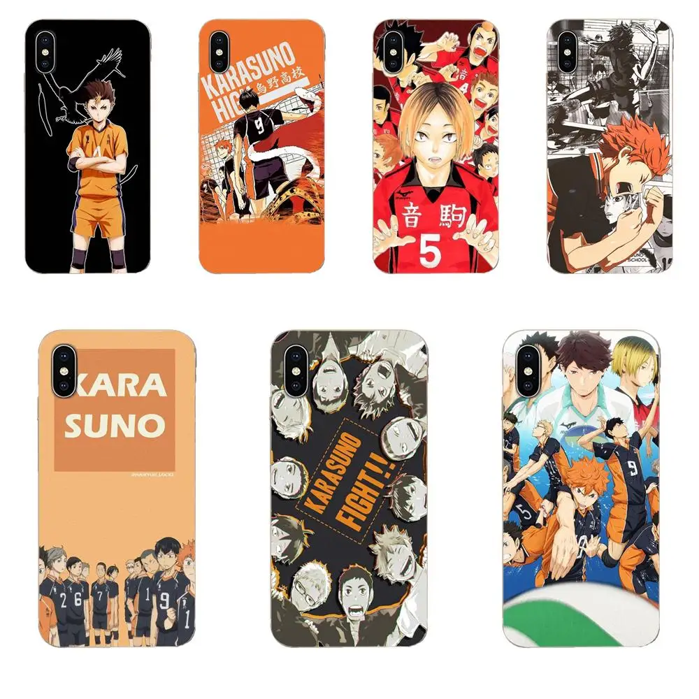 New Volleyball Anime Haikyuu Silicone Phone Cover Bag For Samsung Galaxy A51 A71 A81 A90 5G A91 A01 S11 S11E S20 Plus Ultra | Мобильные