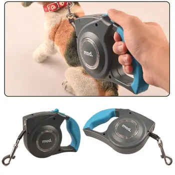 

Pet Cat And Dog Led Extended Automatic Drawstring Puppies Lead Leash