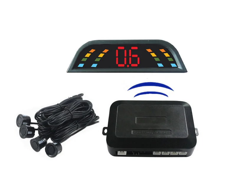 

Arc Crescent Wireless Reversing Radar Color Display WiFi Reversing Radar Free Wiring Foreign Trade Export Hot Selling