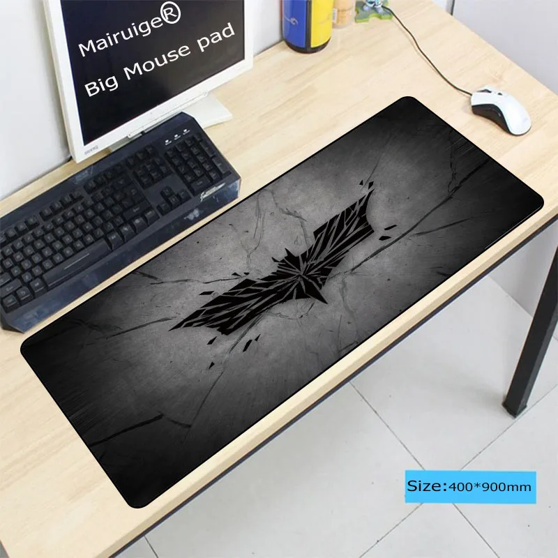 

Laumans900*400*3MM Batman gaming mousepad big gamer mouse mat pad game computer desk padmouse laptop keyboard logo play mats