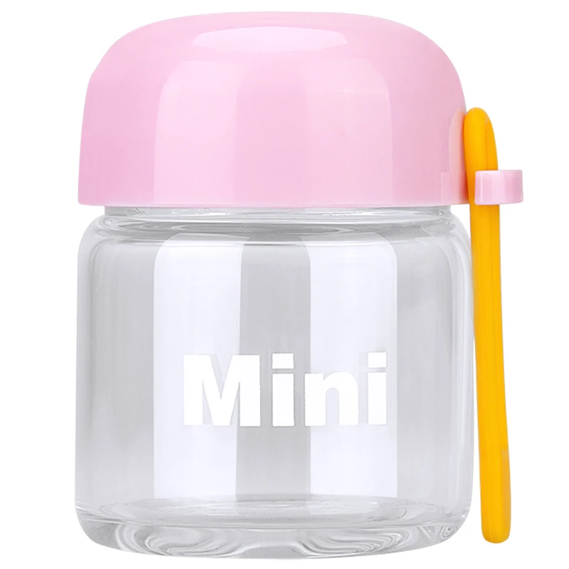150ML Small Glass Water Bottles Portable Cute Mini Heat Resistant Cup for Kids Student Drinking Bottle with Hand Rope Cups | Дом и сад