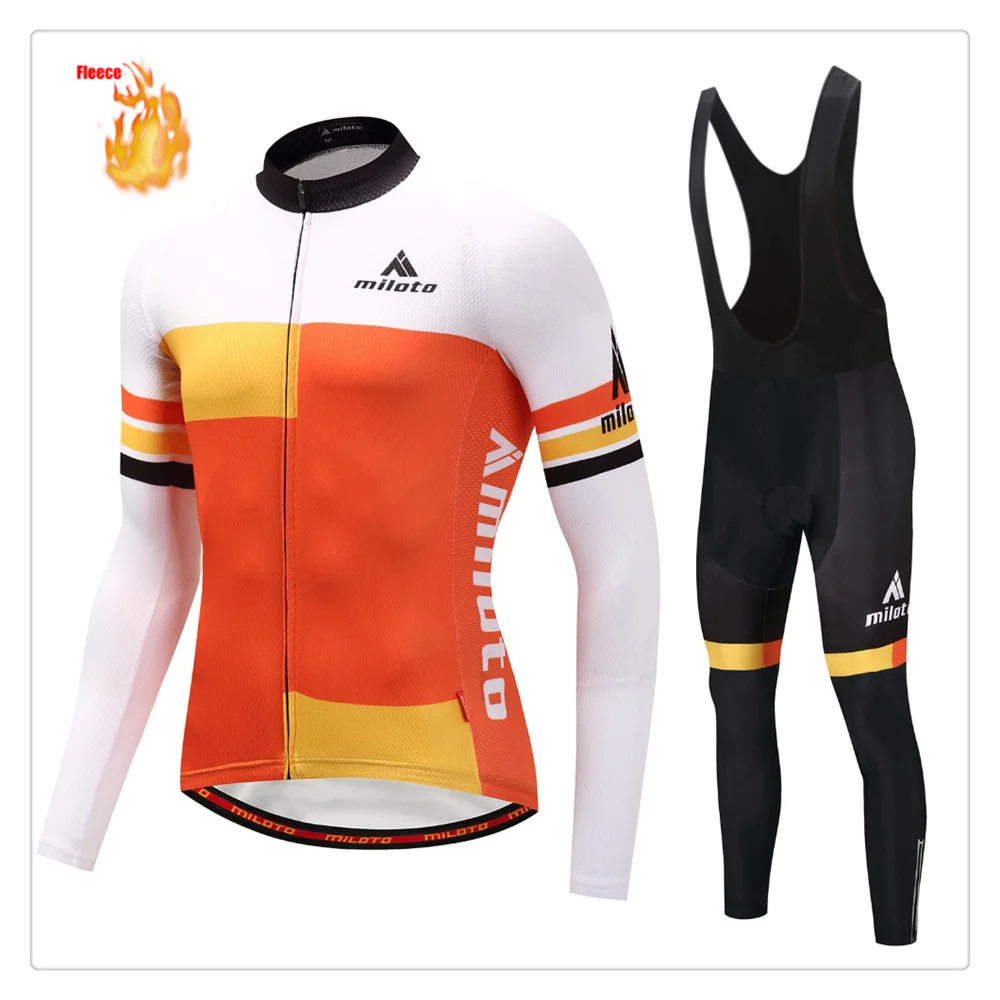 

Cycling Sets Ropa Ciclismo Hombre Add Cashmere To Keep Warm Winter Bike Maillot Jersey Uniforms Mtb Bib Shorts Gel Pad At A Loss