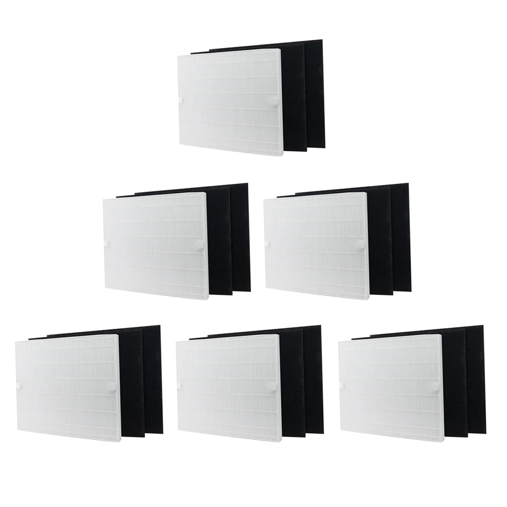 HEPA Filters & Carbon Filter Replacement Spare Parts Set for Coway AP-1512HH