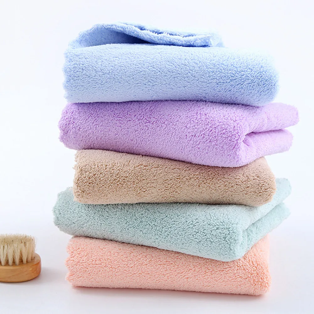 

3Pcs/Lot High-density Coral Fleece Towel Super Absorbent Thick Soft Face Towel Kitchen and Bathroom Supplies