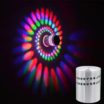 

LED Pendant Lamp Aluminum Alloy Colorful Corridors Porches Aisles Walls LED Wall Light LED Ceiling Lamp 3W Bedroom KTV Modern