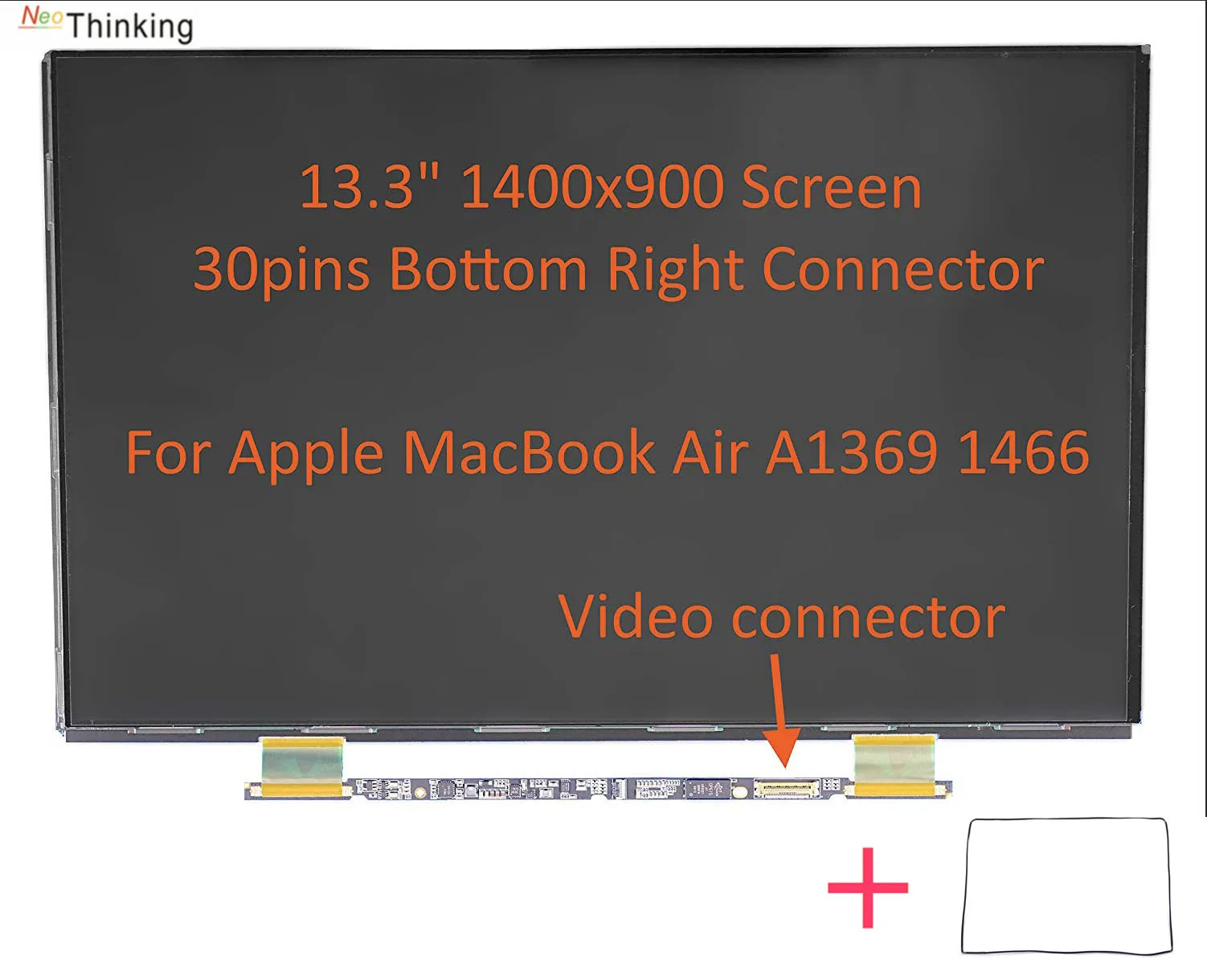 Ноутбук для Apple MacBook Air A1466 A1369 ЖК-дисплей Матрица ЖК-экран LP133WP1-TJA7 NT133WGB-N81+ резиновая средняя рамка ободок кольцо