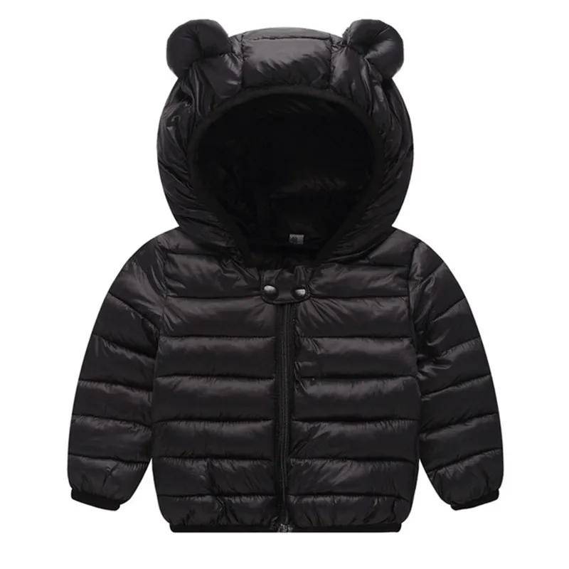 Waiwaibear/новые зимние пальто для малышей пуховое хлопковое пальто, куртка одежда для малышей пуховая куртка с капюшоном для малышей, одежда для мальчиков и девочек