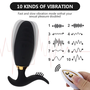 APP Vibrator Anal Plug Wireless Remote Control Male Prostate Massager G-spot Butt Plug Anal Vibrators Gay SM Sex Toys for Men 2