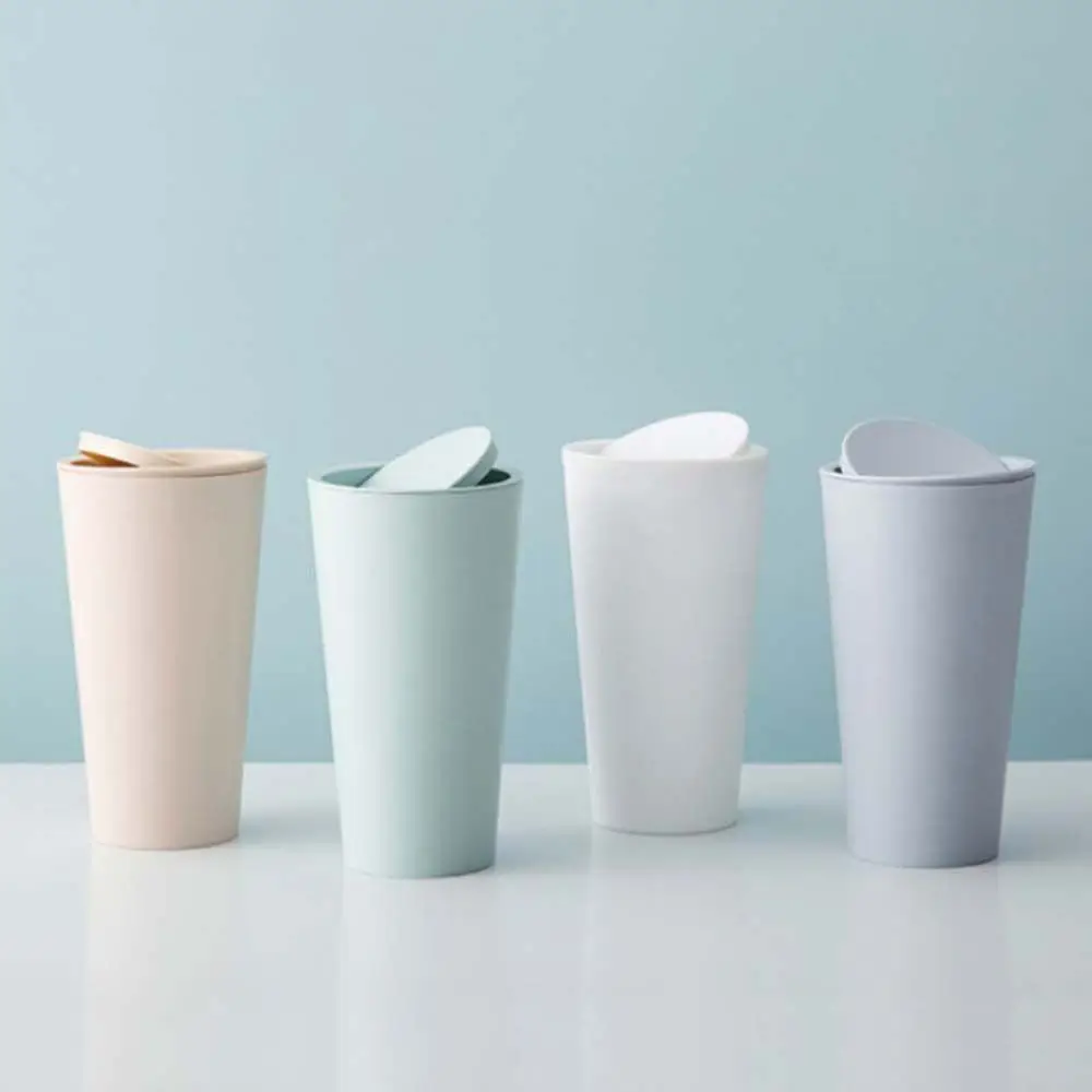 

Creative Mini Desktop For Office Desk Car Table Household Trash Can Sundries Barrel Dustbin Basket Garbage Bin