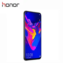 Dhl entrega rápida honra v20 honra vista 20 telefone inteligente impressão digital ota 8gb ram 256gb rom kirin 980 6.4