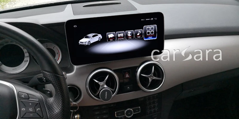 GLK X204 screen in car