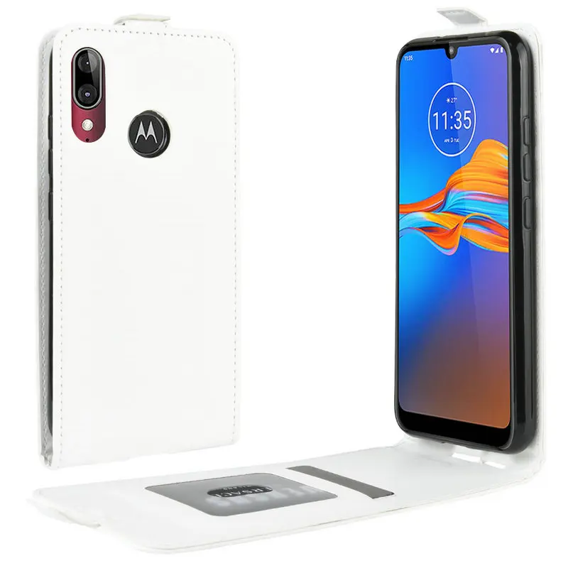 Для Motorola Moto E6 Plus E6s Ретро Кожаный чехол Чехол для Moto E6 для Moto E Plus 6th Gen. кошелек Флип кожаный чехол s coque