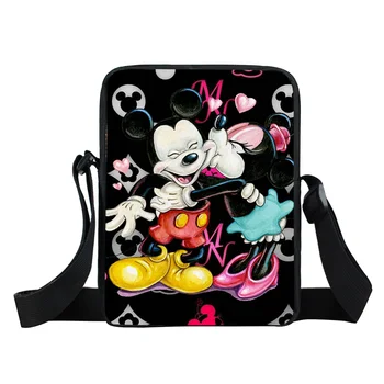 

Women Messenger Bags 3D-Printing Mickey And Minnie Photo Shoulder Bag Handbags Cute Photo Children Crossbody Bag Bolsos Mujer Q0