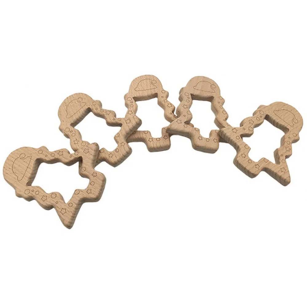 Baby Teether  Wood Christmas Tree Teethers for Baby Infant Kids Chew Tooth Toys Baby Dental Care Strengthening Tooth Training