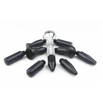 

Paintless Car Dent Repair Hail Removal Tools Kit Tap Down Pen With 9 Heads Tools