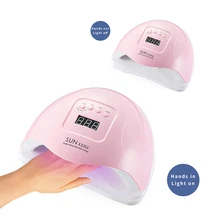 

UV LED Nail Lamp 80W Nail Dryer Lamp for Professional Fast Curing Nail Dryer with 4 Timer Settings Auto Sensor Nail Art Machine