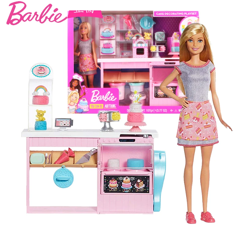 barbie kitchen cake