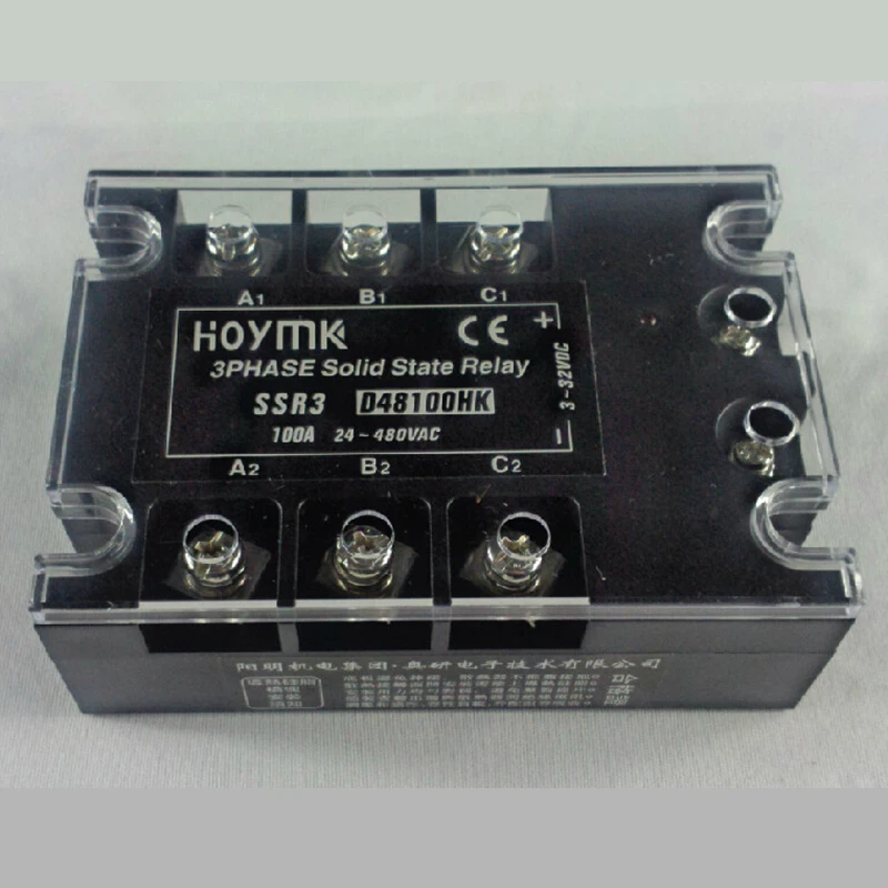 

SSR3 D48100HK three phase electronic switch 100A solid state relay