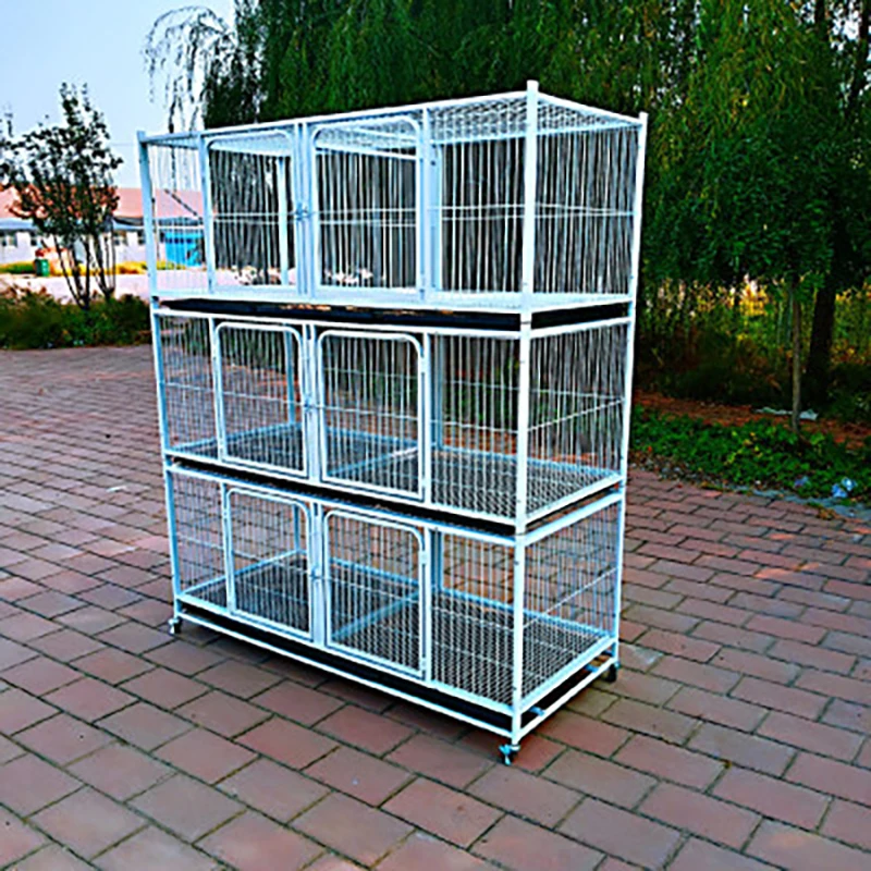 

Manufacturer's direct sale three-layer cat cage pet cage rabbit pigeon small and medium-sized foster breeding cage pet Cat Cages
