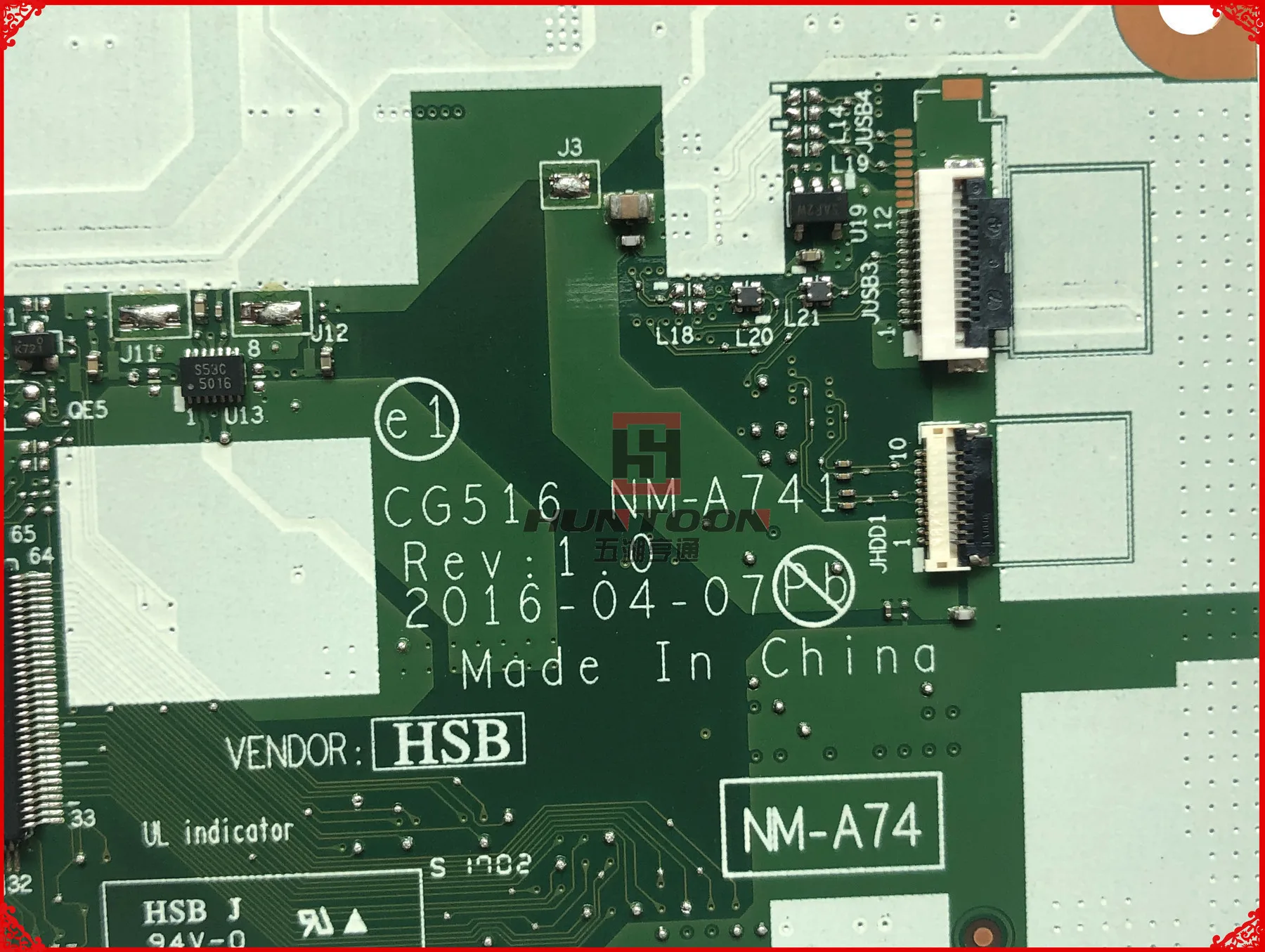 FRU 5B20L71650 For Lenovo Ideapad 310-15ABR mainboard motherboard CG516 NM-A741 A12-9700P 4GB R8 M435DX 2GB Tested