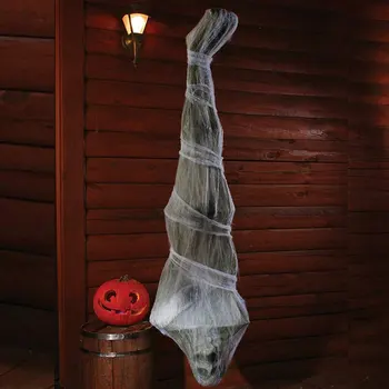 

1.8m Upside Down Mummy Halloween Horror Decoration Ghost Layout Secret Room Hanging Ghost House Party Ornaments Tricky Props