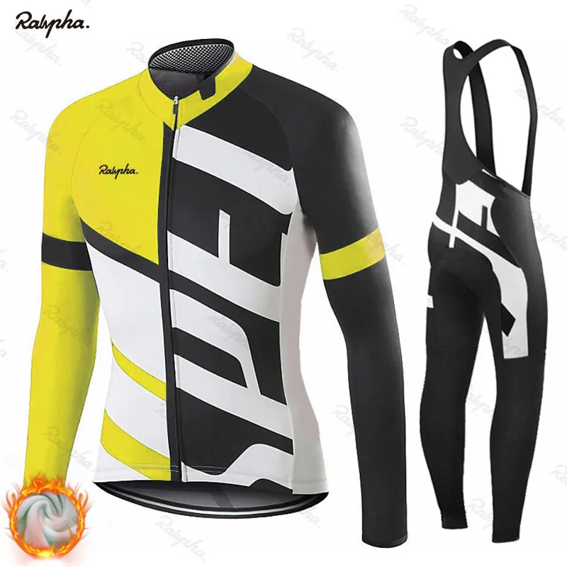 SPECIALIZEDING Ropa Ciclismo Invierno зимние велосипедные Джерси костюмы термальный флис с длинным рукавом Велоспорт одежда наборы велосипед MTB Одежда - Цвет: Winter bike set 5