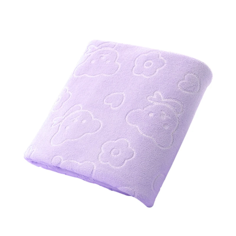 Хлопок, одноцветное банное полотенце, пляжное полотенце для взрослых, быстросохнущее, мягкое, толстое, Хорошо Впитывающее влагу, хлопок премиум класса, турецкое - Цвет: purple