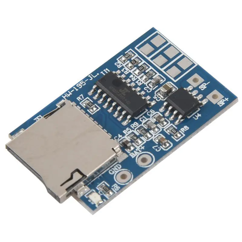ABKT-5PCS GPD2846A TF карта MP3 декодер плата 2 Вт модуль усилителя для Arduino