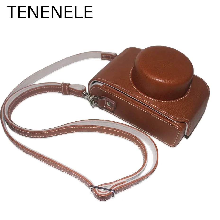 Портативная сумка TENENELE для камеры 7 чехол из искусственной кожи с плечевым ремнем