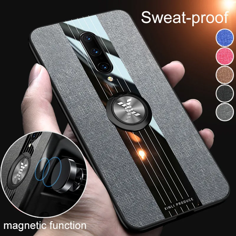 

Ultra-thin Case For OnePlus 7 Pro 6 6T Car Holder Stand Magnetic Suction Bracket Finger Ring Cover For One Plus 7 Pro 6 6T Case