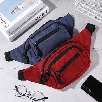 

New Fashion Sports Pockets Outdoor Waist Packs Portable Travel Belt Bags Casual Fanny Pack Storage Bag Chest Pouch