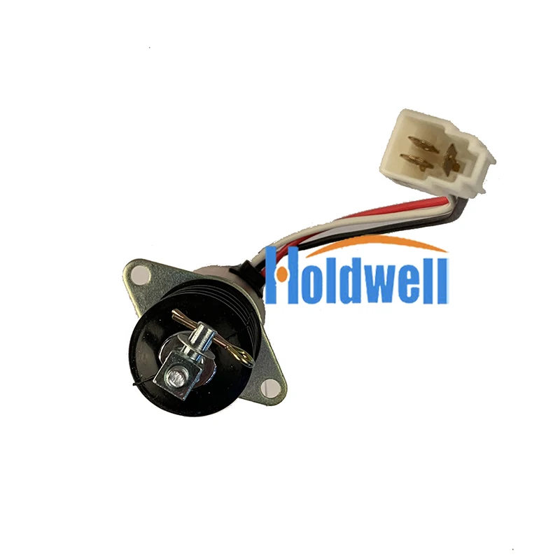 Holdwell 12V Электромагнит отключения подачи топлива 119629 66801 для двигателя Yanmar