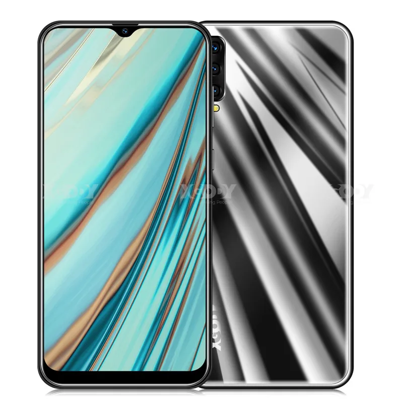 XGODY A90 3G Smartphone 6.53" Waterdrop Screen Android 9.0 Mobile Phone 2GB 16GB MTK6580 Quad Core 5MP Camera 3000mAh Cellphone - Color: Black