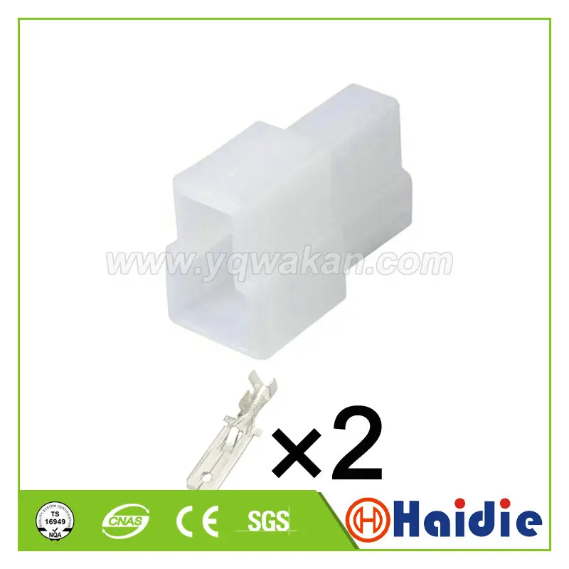 

5sets 2pin auto male of 6110-8323 plastic wire electrical cable connector 6120-0523