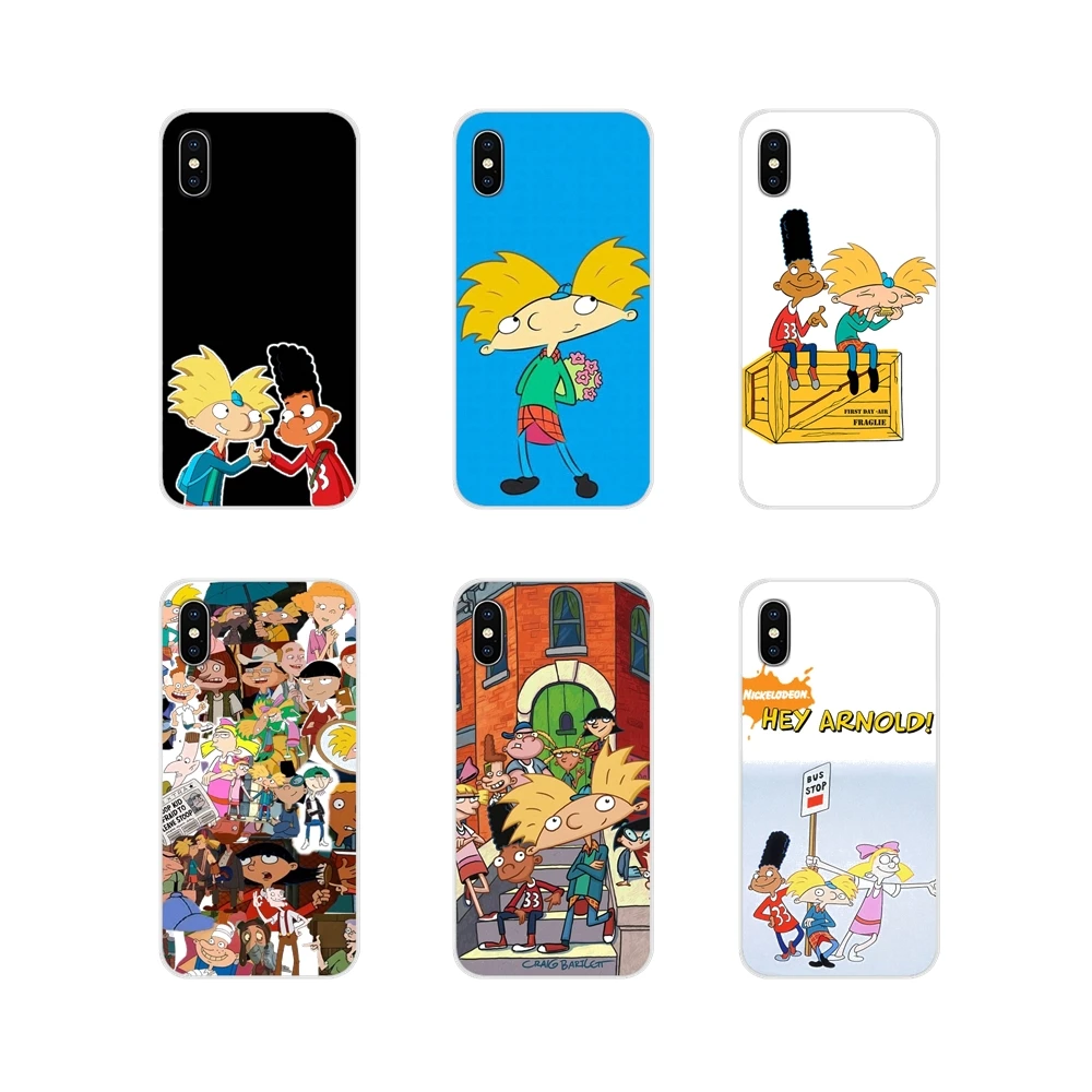 

For Huawei G7 G8 P7 P8 P9 P10 P20 P30 Lite Mini Pro P Smart Plus 2017 2018 2019 cartoon funny Hey Arnold Accessories Phone Cases