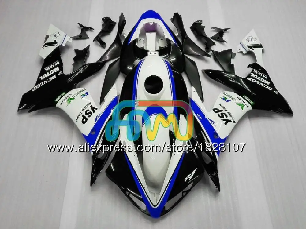 No. 26 Средства ухода за кожей для YAMAHA YZF R 1 1000 CC YZF-1000 YZFR1 04 05 06 54BS. 15 YZF1000 1000CC YZF R1 серебристо-черного цвета YZF-R1 2004 2005 2006 обтекатель - Цвет: No. 26