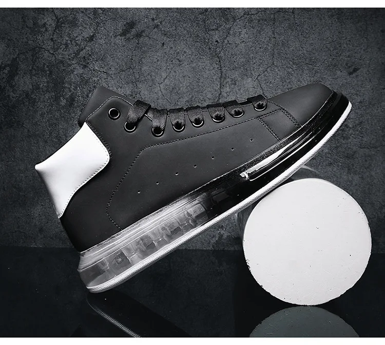 Luxury Brand Designer McQueen Shoes Men Casual Shoes Platform Sneakers AIR Buffer Men Cushion White Chunky Designer